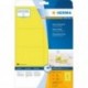 Herma 5144 - Pack de 160 etiquetas, 99.1 x 67.7 mm, color amarillo fluorescente