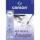 Canson - CANSON Bloc a dessin Imagine, format A1, 200 g/m2