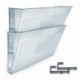 Acrimet Archivador Modular de Pared 2 Unidades Color Transparente 