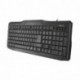 Trust Classicline - Teclado anti salpicaduras, negro - [QWERTY Español]