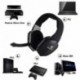 EasySMX 2.4GHz Auriculares Gaming Inalámbricos de Diadema para Xbox 360 PS4 PS3 Xbox UNA PC y Mac con Batería Recargable, Rem