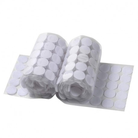 VELCRO Brand Puntos con adhesivo  Paquete de 250 unidades, blanco