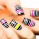 Hosaire 30pcs 30 Mixed Colors Rollos Striping Línea de Cinta Nail Art Decoración Sticker DIY uñas Color Aleatorio