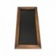 Mobili Rebecca Pizarra de Notas Marco en Madera Pared MDF Marrón Negro Cocina Hogar Salón Cod. RE4965 