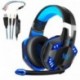 Auriculares Cascos Gaming de Mac Estéreo con Micrófono Juego Gaming Headset con 3.5mm Jack Luz LED Bajo Ruido Compatible con 