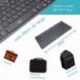 SR Diseño de Mini Teclado Español 78 Teclas USB Multimedia Cableado Pequeño Portátil Pequeño para Ordenador Portátil Ordenado