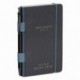 Ted Baker TED489 Monkian - Cuaderno y bolígrafo A7, 192 páginas , color negro