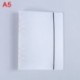 A7/A6/A5 Standard 6 trous Transparent recouvert de plastique ordinateur portable rond classeur à anneaux fichiers Multi Poche