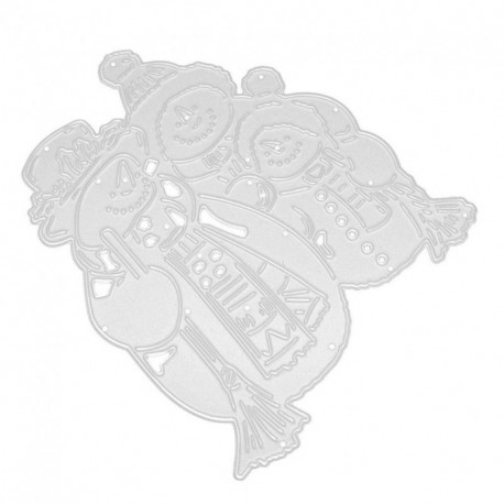 Troqueles para álbumes de Recortes,JiaMeng Merry Christmas Metal Cutting Dies Stencils Scrapbooking en Relieve Artesanías de 