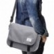 sacport @ Delegate Bolso Bandolera Lona Bolsa Mensajero 14" Maletin Portatil Ordenador para Hombre Deportes Trabajo Casual Vi